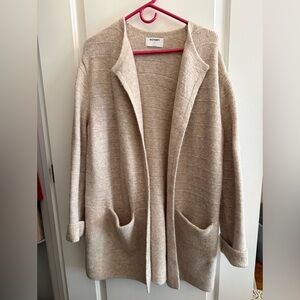 Old Navy Beige Open-Front Cardigan